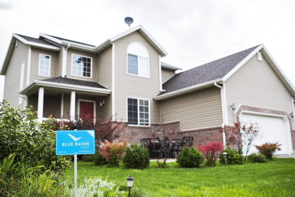 Signwhouse blue raven solar residential