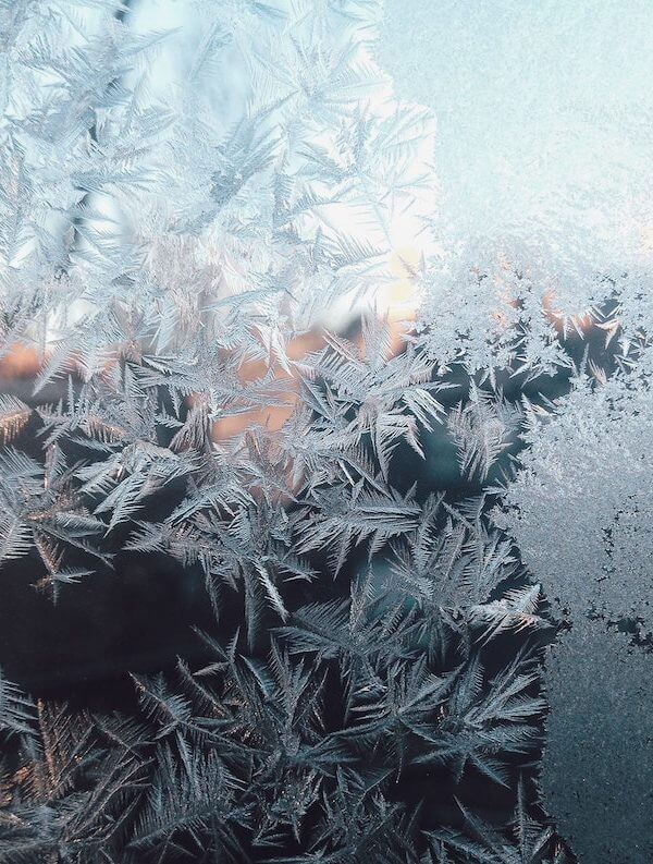Frozen glass