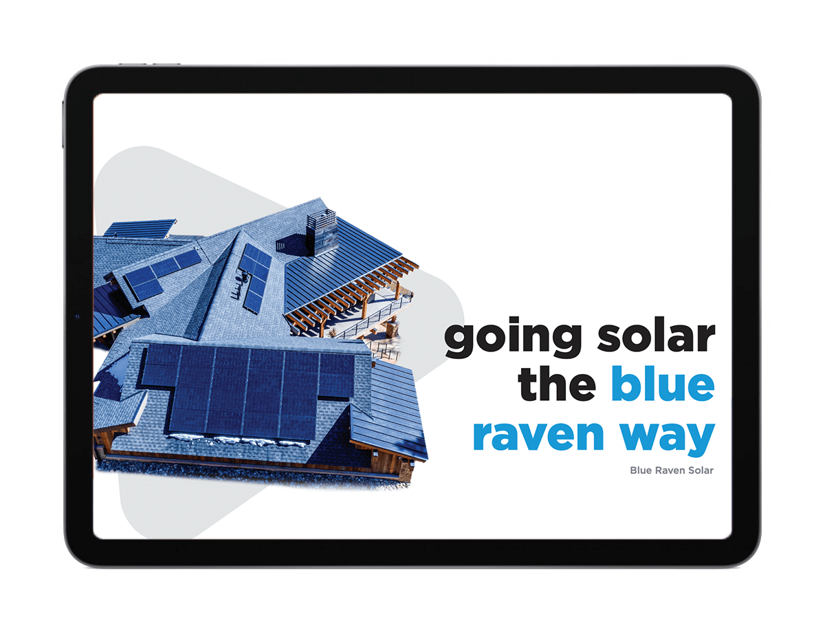 going solar the blue raven way