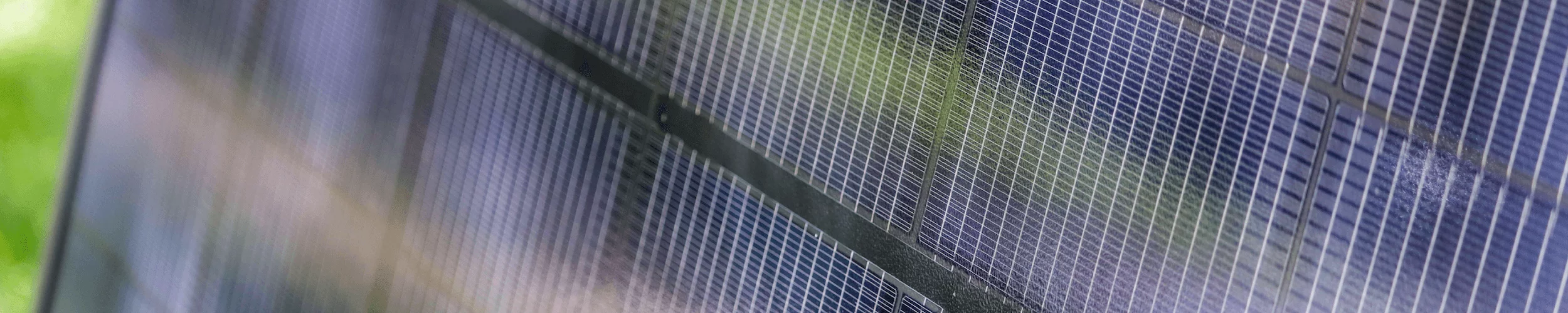 Micro Shot of Solar Panel Up close shot of a solar panel, featuring individual solar cells