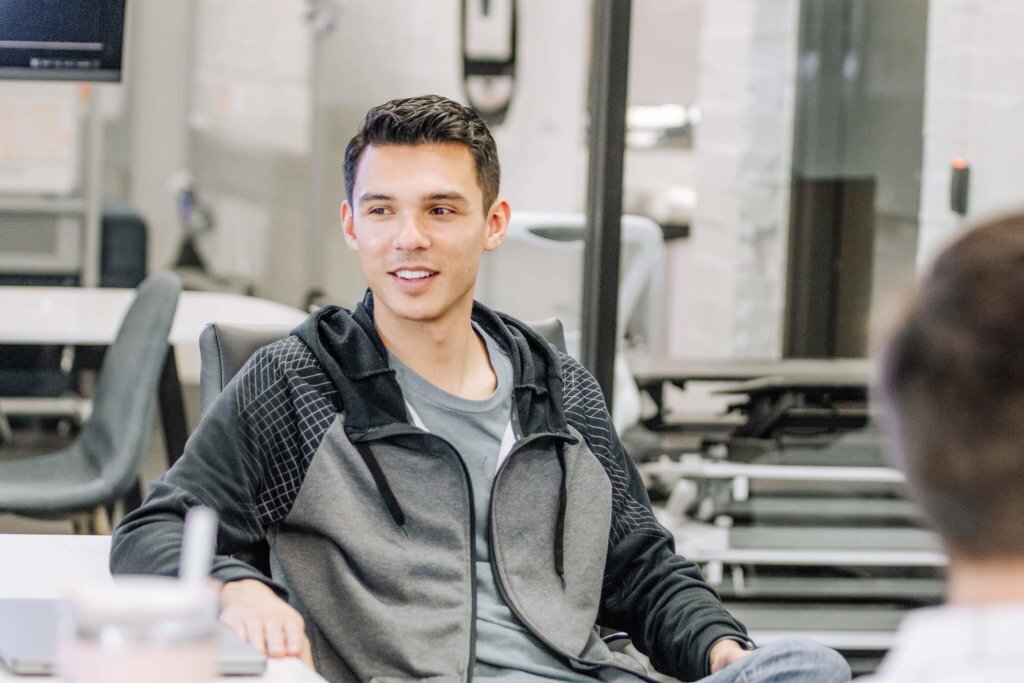 Blue-Raven-Solar-Employee-in-a-Conference-Room