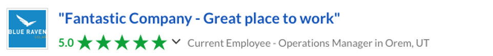 blue raven solar employee reviews