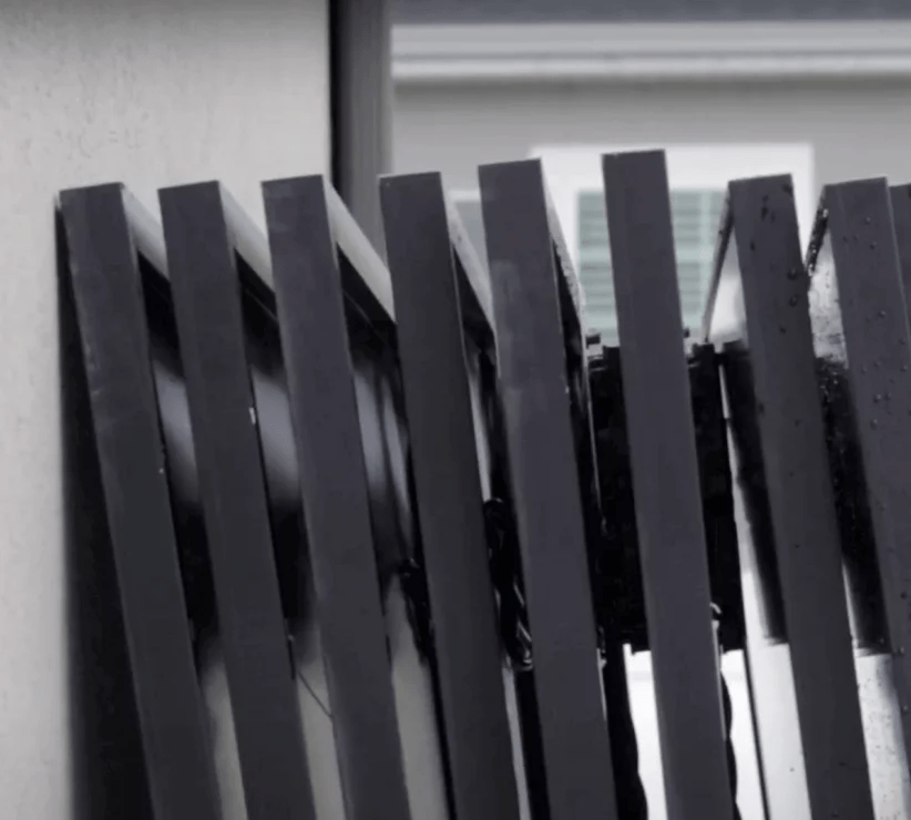 solar panels stacked