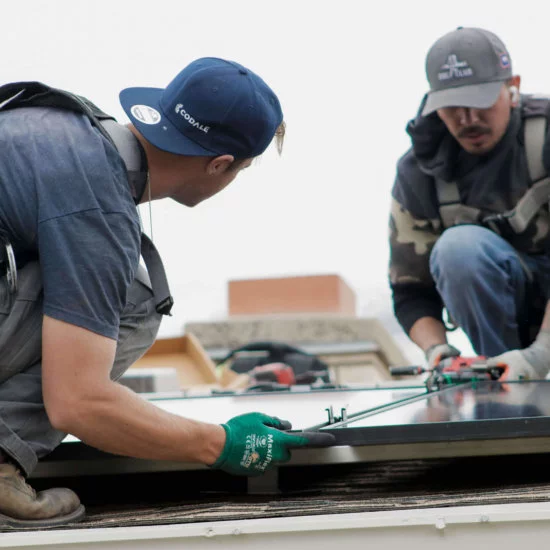 solar panel installation