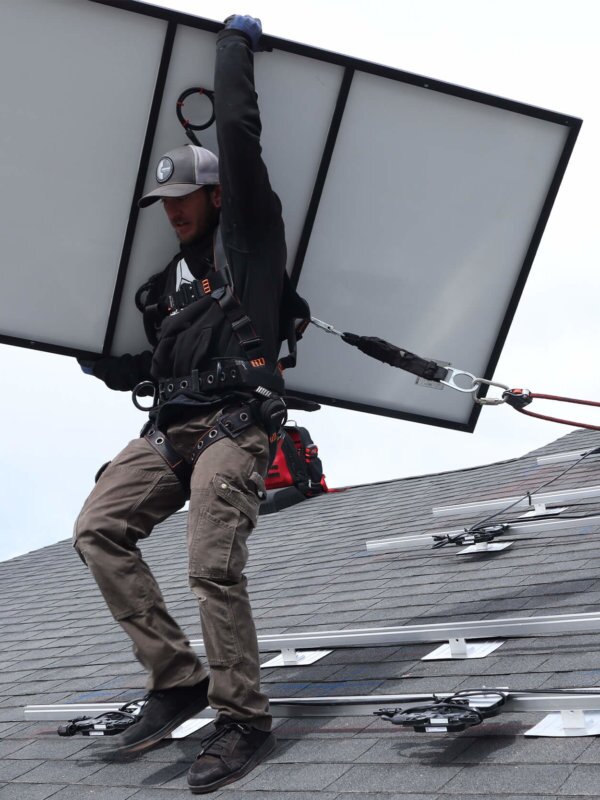 solar panel installation