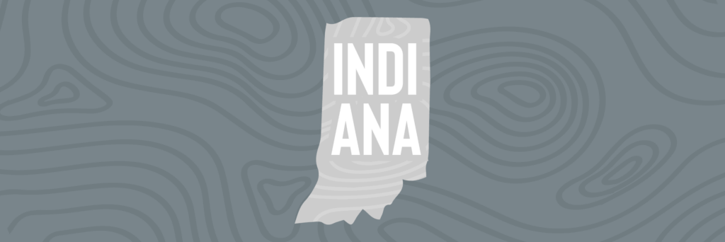 Solar Incentives to Take Advantage of Today_Indiana Silhouette of Indiana state in various shades of grey