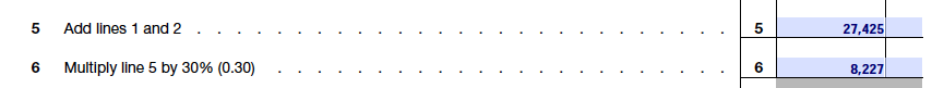Screen Shot 2018-02-12 at 11.22.26 AM Lines 5 and 6 of the residential energy credit tax form