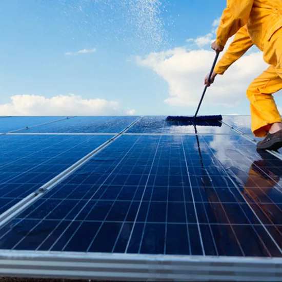 cleaning solar panels