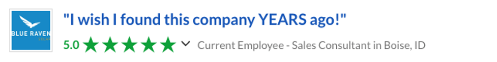 blue raven solar employee reviews