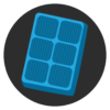 Panel Bubble-02 Solar panel icon