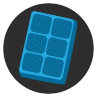 Panel Bubble-02 Solar panel icon