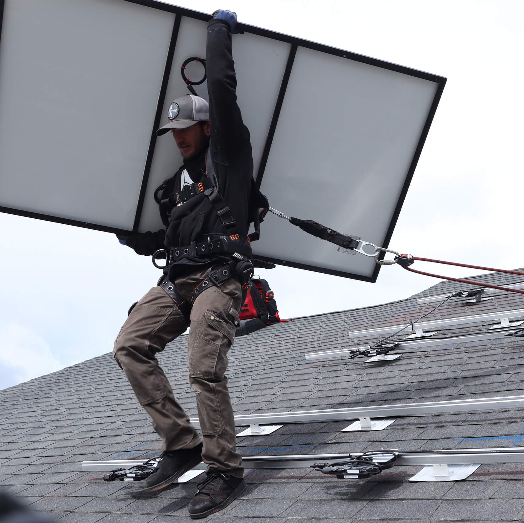 solar panel installation