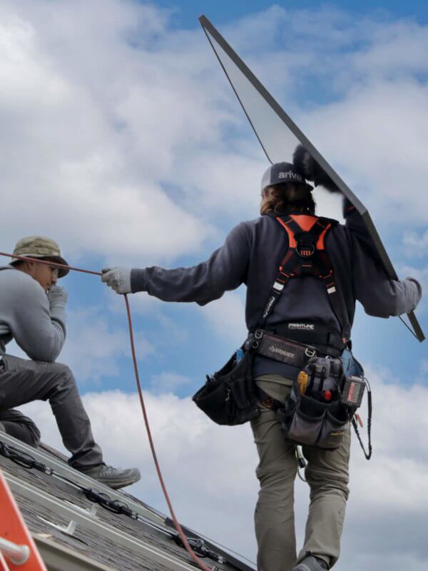 solar panel installation