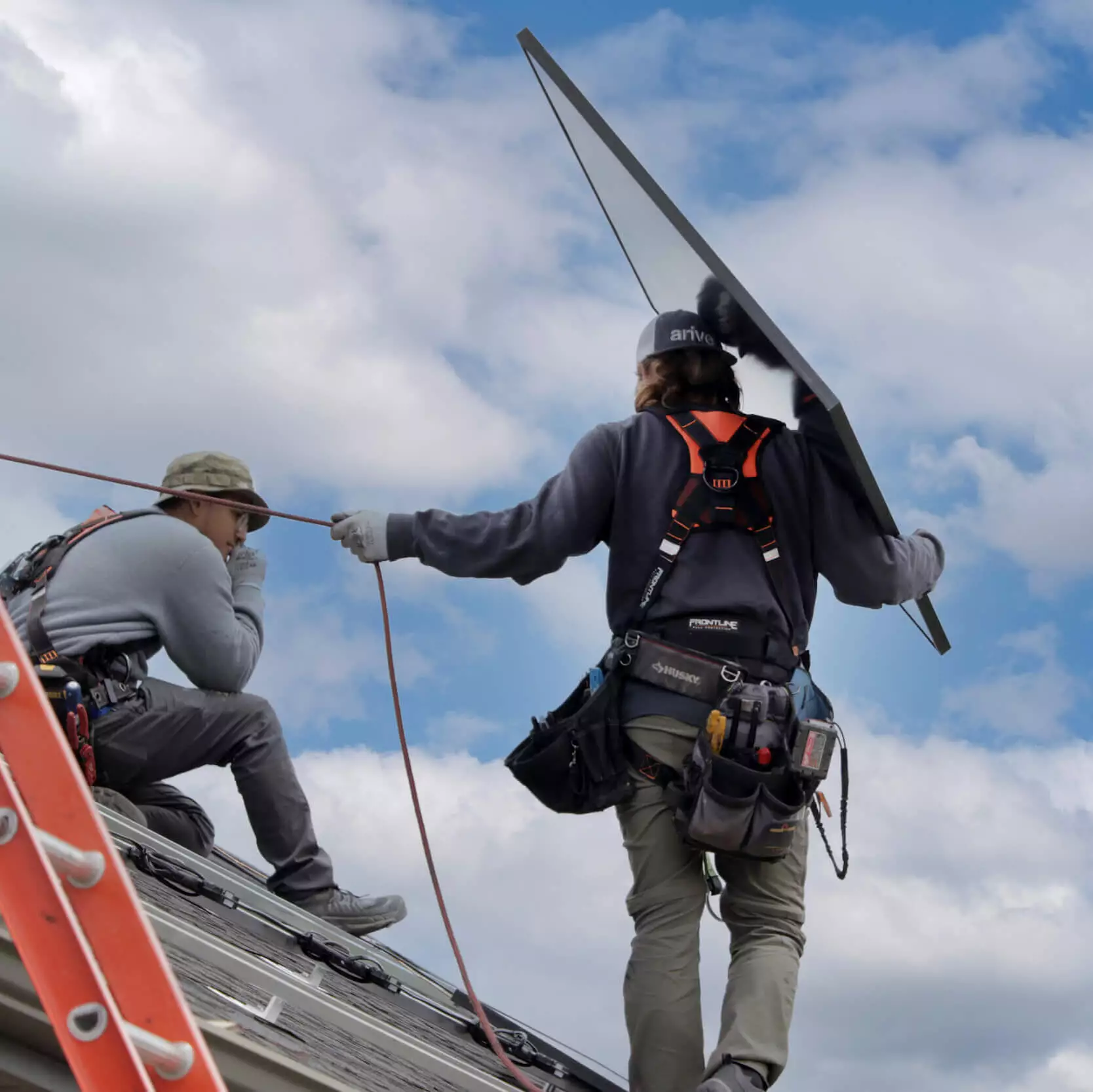 solar panel installation