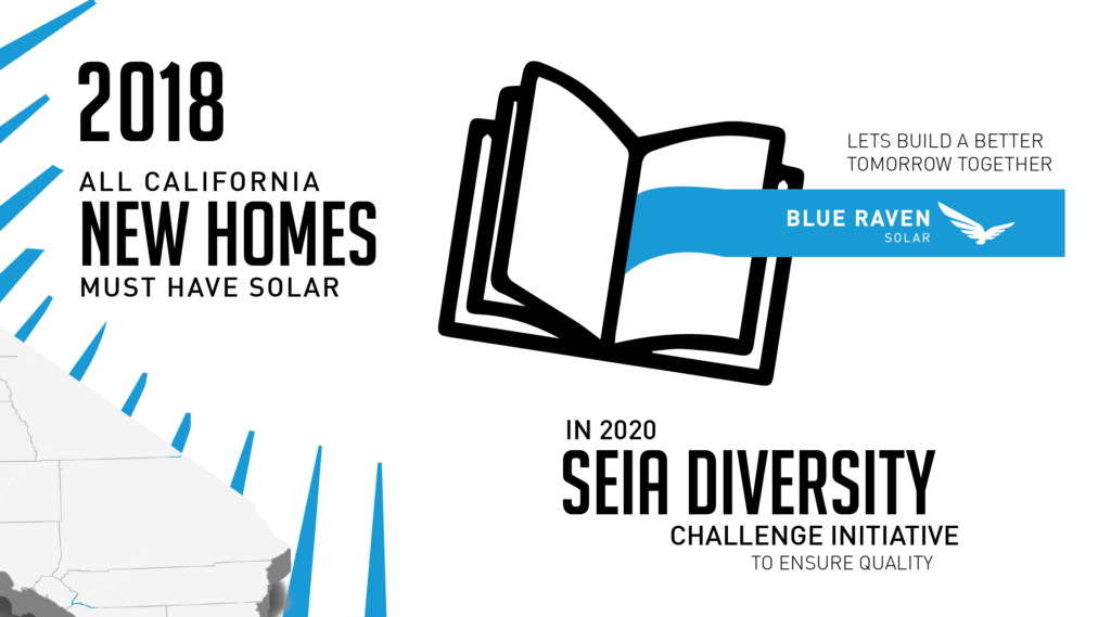 The 2010s_Blog-06 2018 All California New Homes Must Have Solar, SEIA Diversity Initiative illustrated by a book with extended bookmark