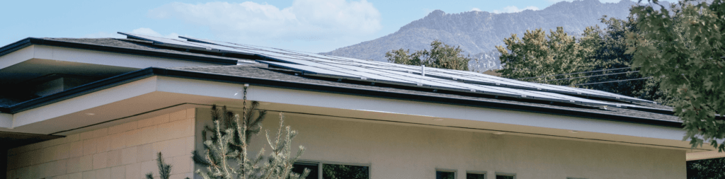 2022 A Year in Review-05 House roofline with solar panels