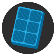 Panel Bubble-02 Solar panel icon